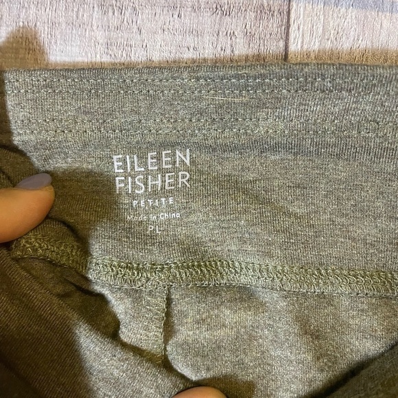 Eileen Fisher Straight Knit Pants With Yoke  NWT - Picture 6 of 6